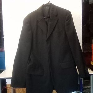 Woolmark black blazer three buttons